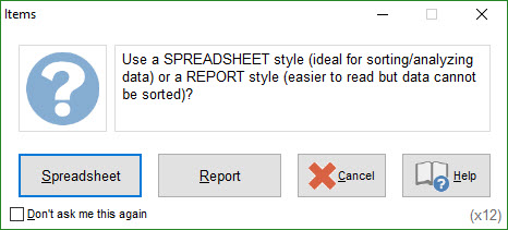 Excel-report-format