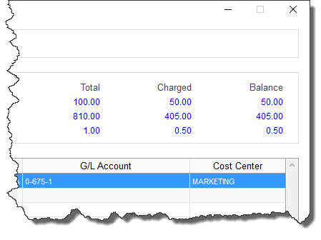 Cost allocation total